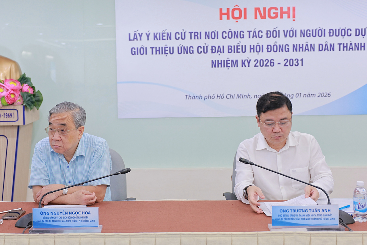 HFIC tổ chức Hội nghị lấy ý kiến cử tri nơi công tác đối với người được dự kiến giới thiệu người ứng cử đại biểu Hội đồng nhân dân Thành phố nhiệm kỳ 2026 – 2031
