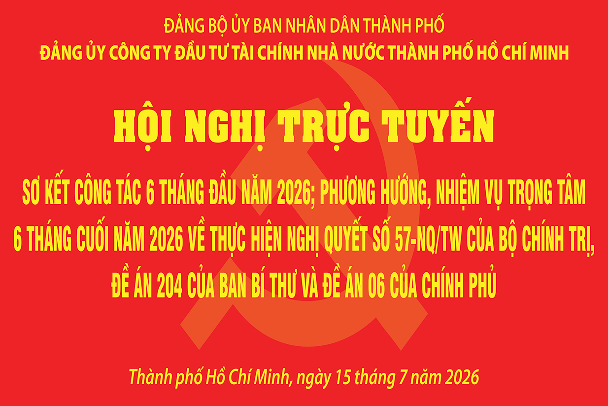 Đảng ủy HFIC tổ chức Hội Nghị trực tuyến sơ kết công tác 6 tháng đầu năm về thực hiện Nghị quyết số 57-NQ/TW