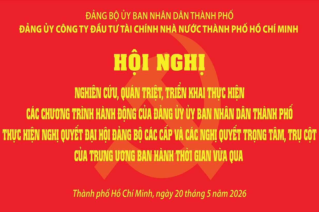Đảng ủy HFIC triển khai Hội Nghị trực tuyến nghiên cứu, quán triệt, học tập các chương trình hành động của Đảng ủy Ủy ban nhân dân Thành phố