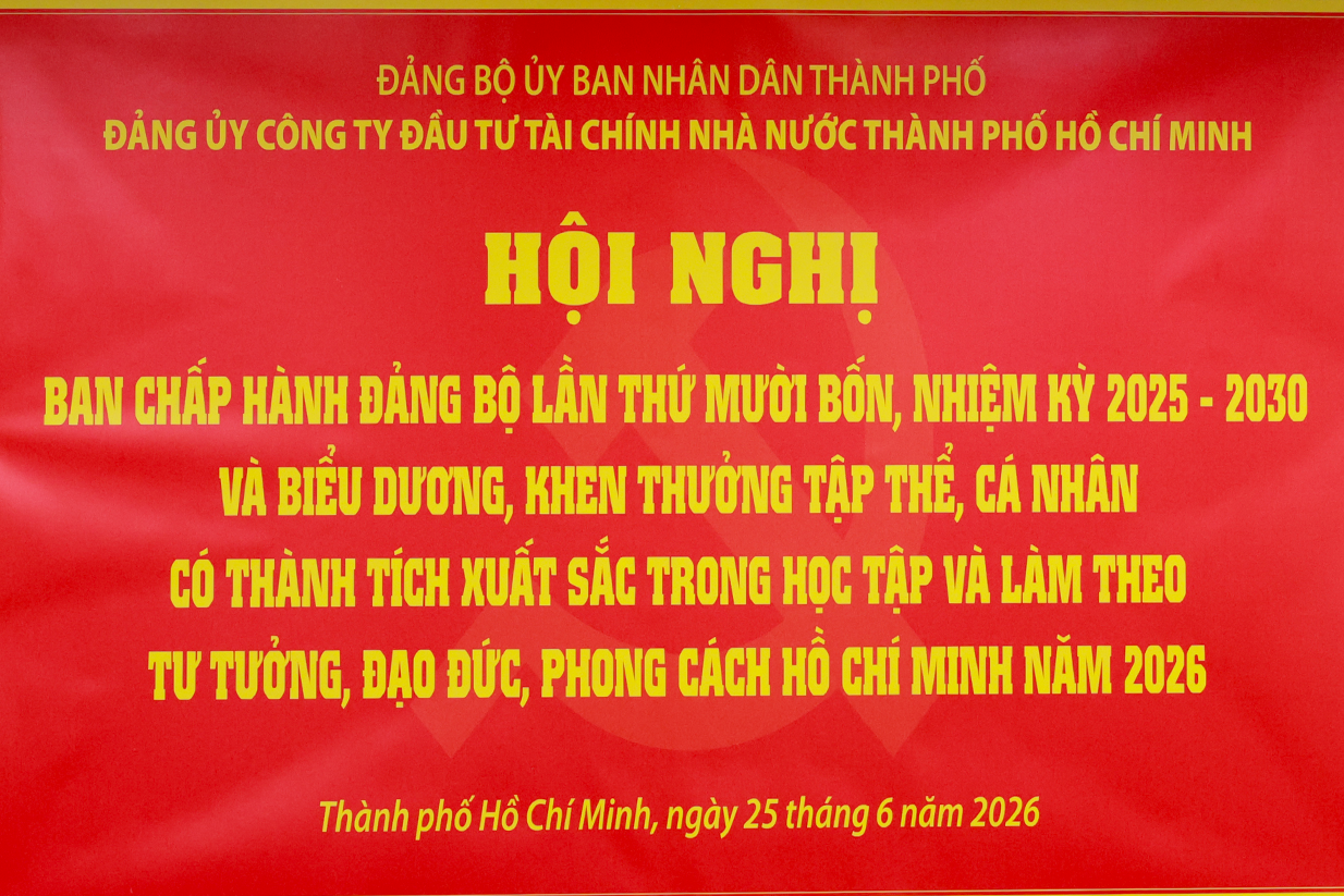 Đảng ủy HFIC tổ chức Hội nghị biểu dương, khen thưởng tập thể, cá nhân có thành tích xuất sắc trong học tập và làm theo tư tưởng, đạo đức, phong cách Hồ Chí Minh năm 2026