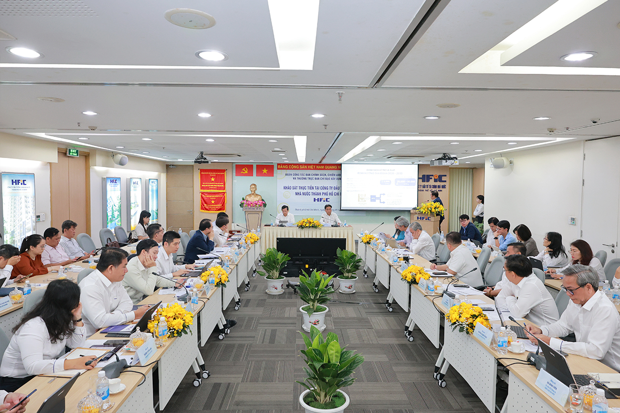HFIC đón tiếp Đoàn công tác Ban Chính sách, Chiến lược Trung ương khảo sát thực tiễn